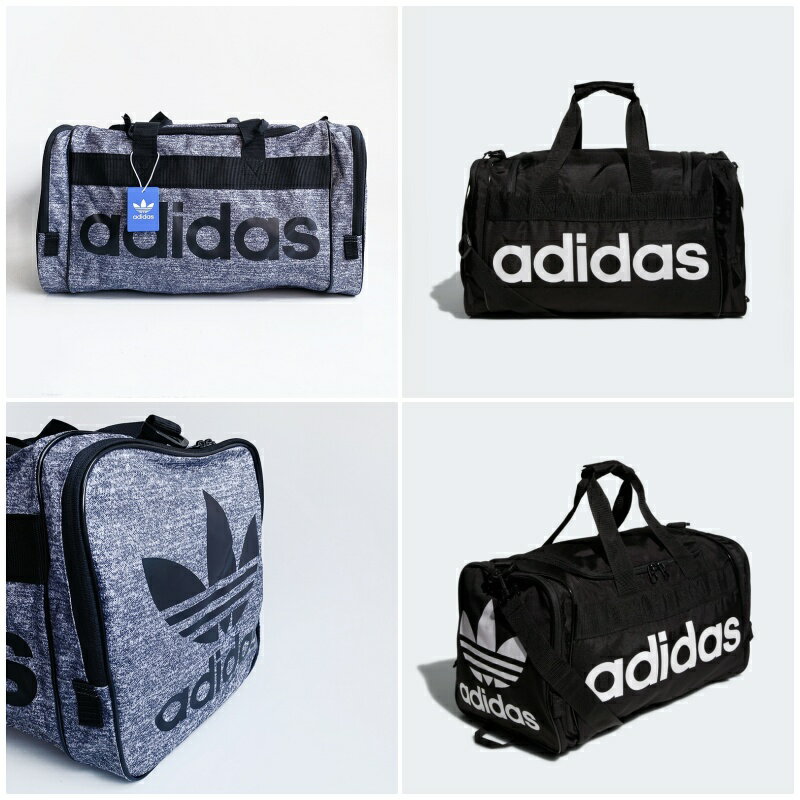 美國百分百【全新真品】adidas 愛迪達 旅行袋 手提包 肩背包 手提袋 運動包 行李袋 大容量 黑色 AX06