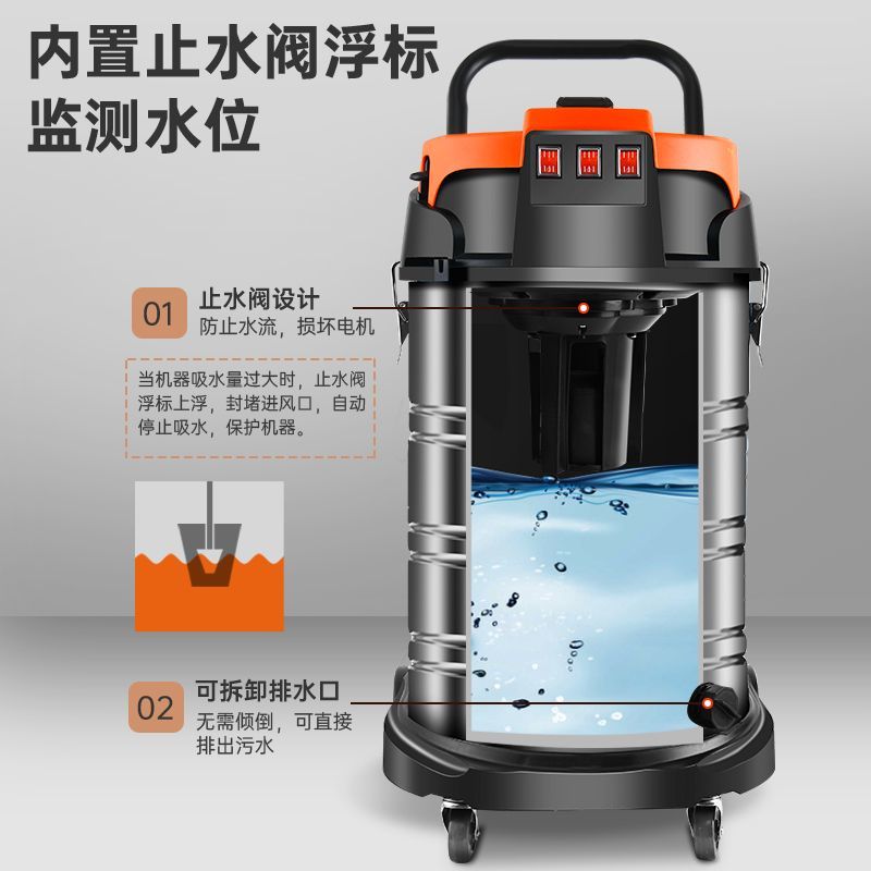 【詢價有驚喜】工業吸塵器大功率大吸力強力工廠車間倉庫商用裝修美縫大型吸塵機 2