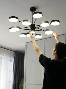 歐普照明客廳吊燈2021新款現代簡約家用大氣餐廳臥室北歐創意LED