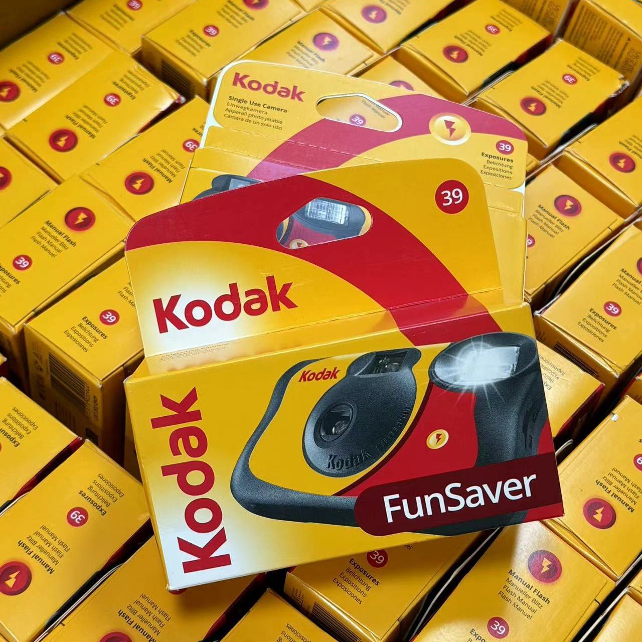 Kodak柯達一次性膠卷相機39張帶閃光小黃人800度膠卷相機復古彩色【北歐家居生活】