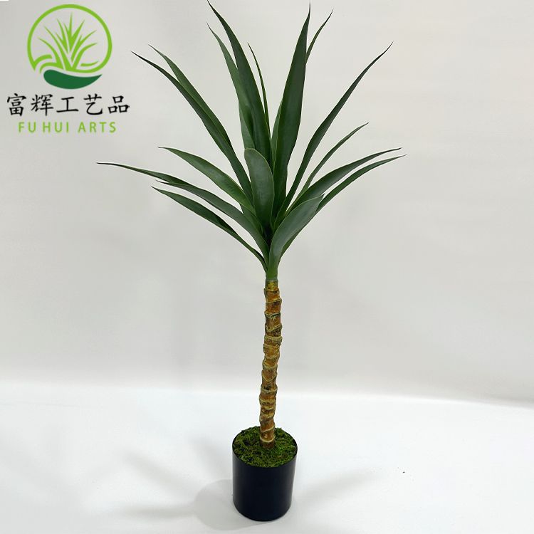 仿真北美絲蘭樹荷蘭鐵龍舌蘭綠植盆栽組合造景仿真樹道具擺件