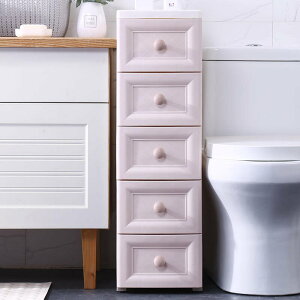 最低價?衛生間置物架 浴室收納柜 馬桶洗衣機儲物柜 廚房落地式 夾縫柜子