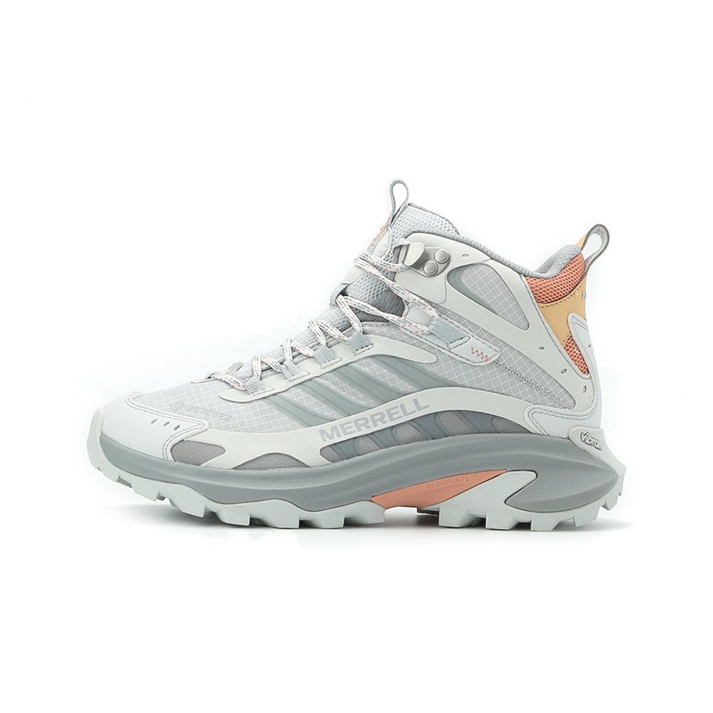 MERRELL MOAB SPEED 2 MID GORE-TEX 防潑水登山鞋 霧灰 ML038824 女鞋