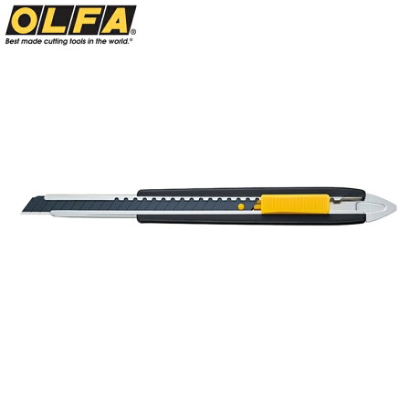又敗家 日本olfa加長型美工刀185b專業壁紙刀 二合一 含螺絲刀 工具刀海報刀olfa正品美工刀加長美工刀9mm美工刀裝潢刀裝璜刀