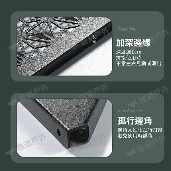 柯曼】落地架用三角板2片/4片T-229-6C-2P/4P 天板鋁合金桌板網架桌配件