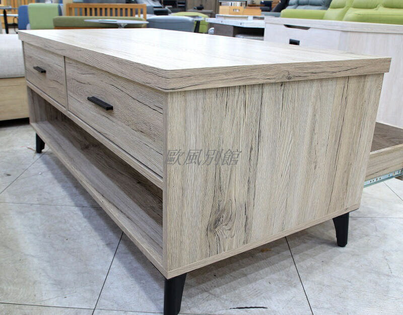 【歐風別館】捷克仿古梧桐色茶几【基隆至台中免運費】 5