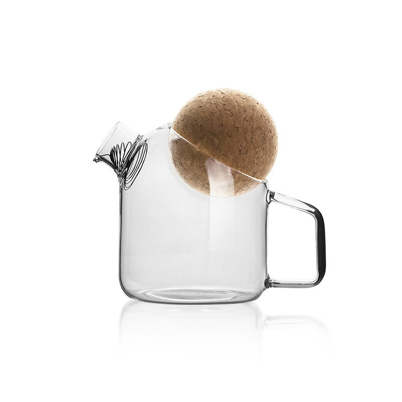 優樂悅~北歐耐高溫高硼硅玻璃燒水泡茶壺女可愛家用花果茶壺透明簡約茶具手沖壺 茶壺