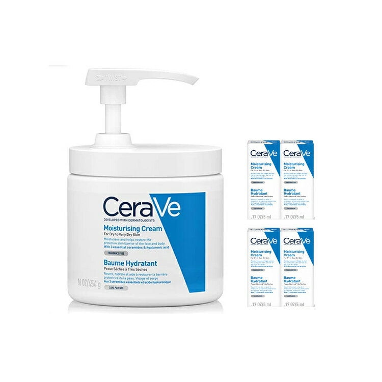 CeraVe適樂膚 長效潤澤修護霜 454g 加量組(+5ml*4)【德芳保健藥妝】