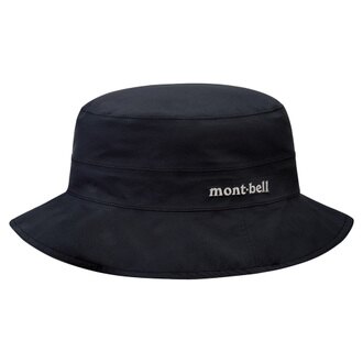 ├登山樂┤日本 mont-bell Meadow Hat 軟式防水圓盤帽-黑 # 1128627BK
