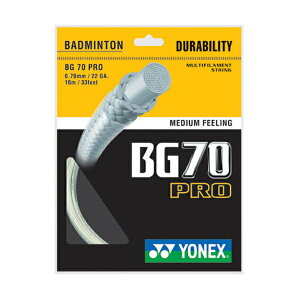 Yonex BG-70 POR Badminton String [BG70PRO-011] 羽線 鈦金屬 優乃克