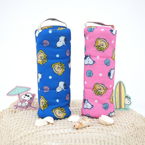 【PEANUTS】史努比夏日海灘寶特瓶保冷冰袋 (寵物配件)