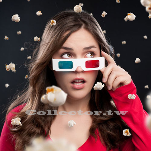 紙製紅藍3D眼鏡 白紙卡3D立體眼鏡 3D電影專用眼鏡