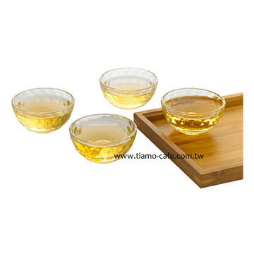 金時代書香咖啡 TIAMO 功夫茶玻璃杯組合 45ml 4入 HG2116