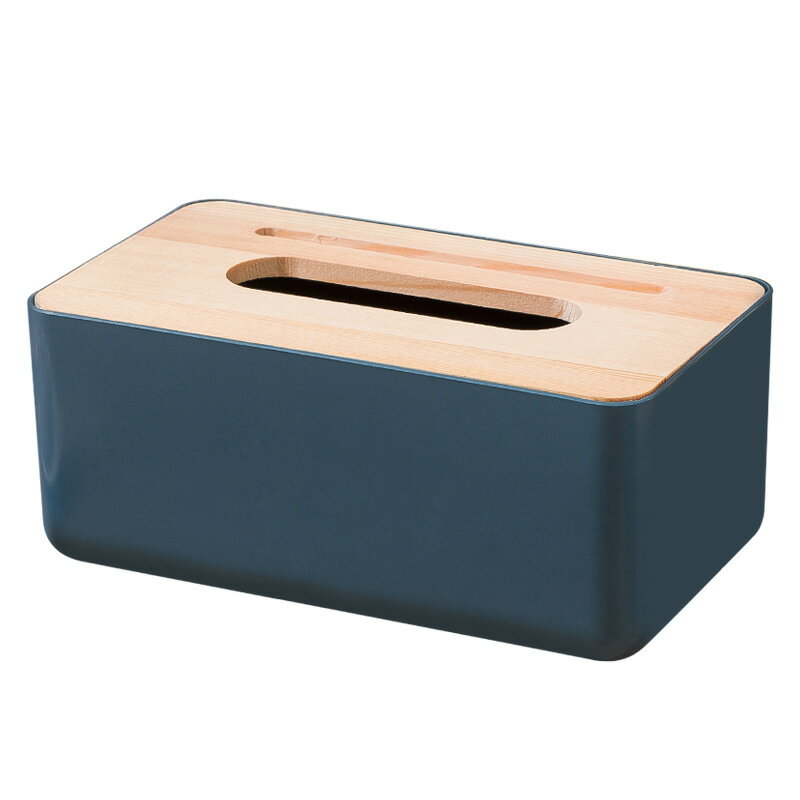 家用創意長方形木質紙巾盒客廳茶幾簡約抽紙盒多功能汽車餐巾紙盒
