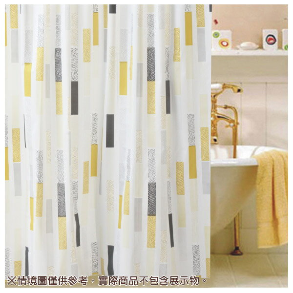 浴簾 PEVA 線條 180×180cm NITORI宜得利家居