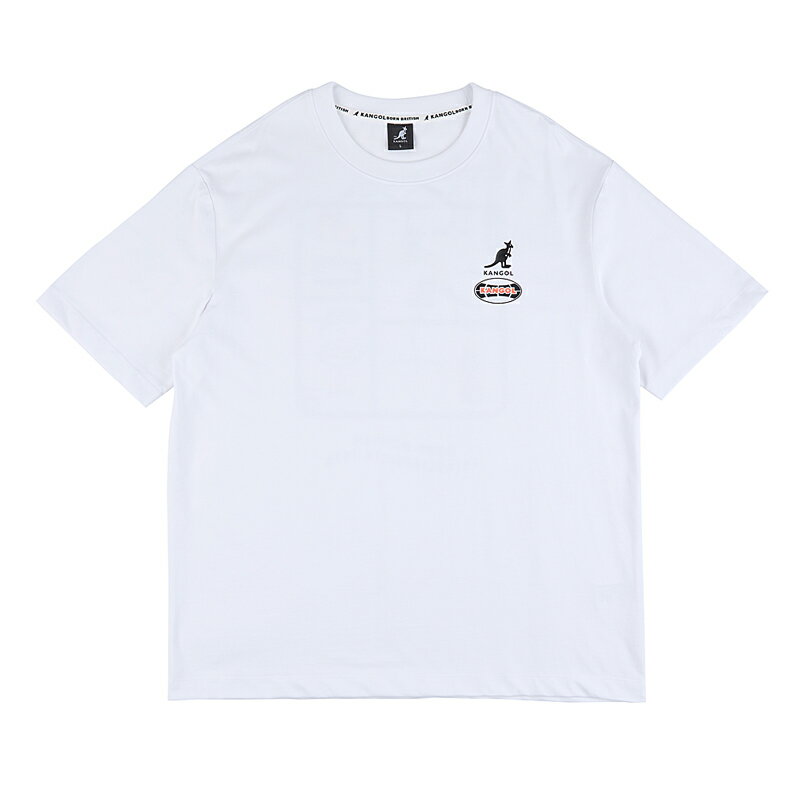 KANGOL 中性短袖T恤 白色 袋鼠圖案 64251014 00 noP07
