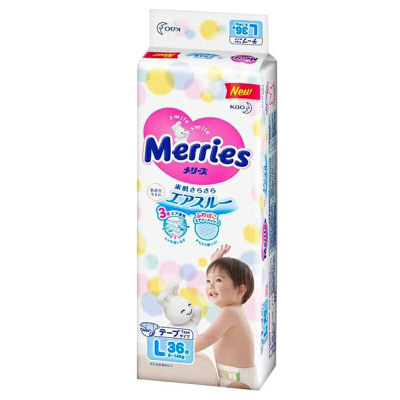 妙而舒金緻柔點透氣紙尿褲 L*144片