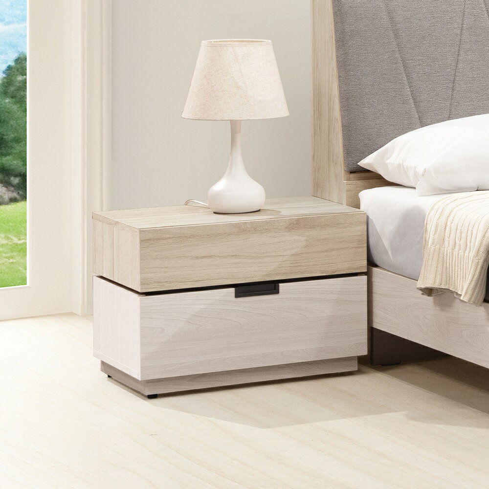 【直人木業】HANA當代日系55公分床頭櫃｜舒心寢間｜APP結帳再賺4%點數#好眠空間 1