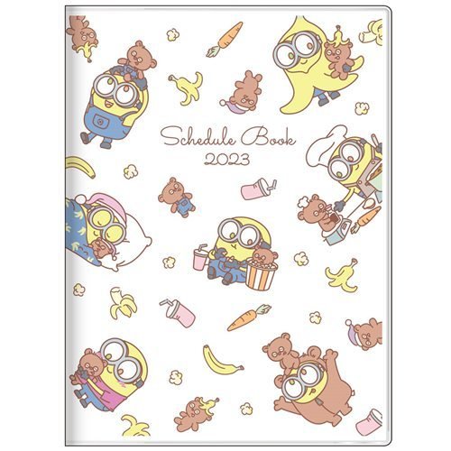 【震撼精品百貨】2023年 掛曆/年曆/手帳~神偷奶爸 小小兵Minions~ 小小兵 2023 A6年曆手帳本-BoB*68618