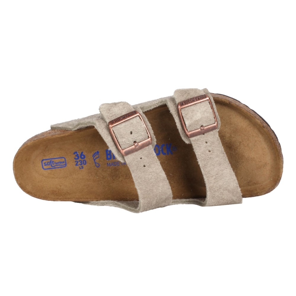 BIRKENSTOCK Arizona BS 女足跡舒適拖鞋(免運 海邊 游泳 沙灘 勃肯「951301」≡排汗專家≡