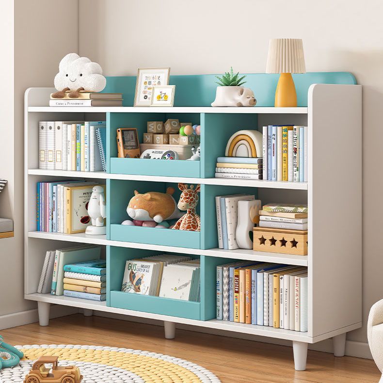 簡易書架落地靠墻客廳置物架臥室收納架儲物柜簡約現代家用書柜