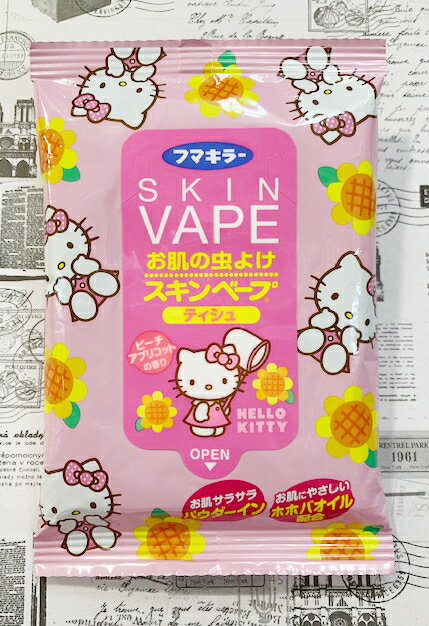 【震撼精品百貨】Hello Kitty 凱蒂貓 Sanrio HELLO KITTY蚊蟲濕紙巾(20枚)#43959 震撼日式精品百貨