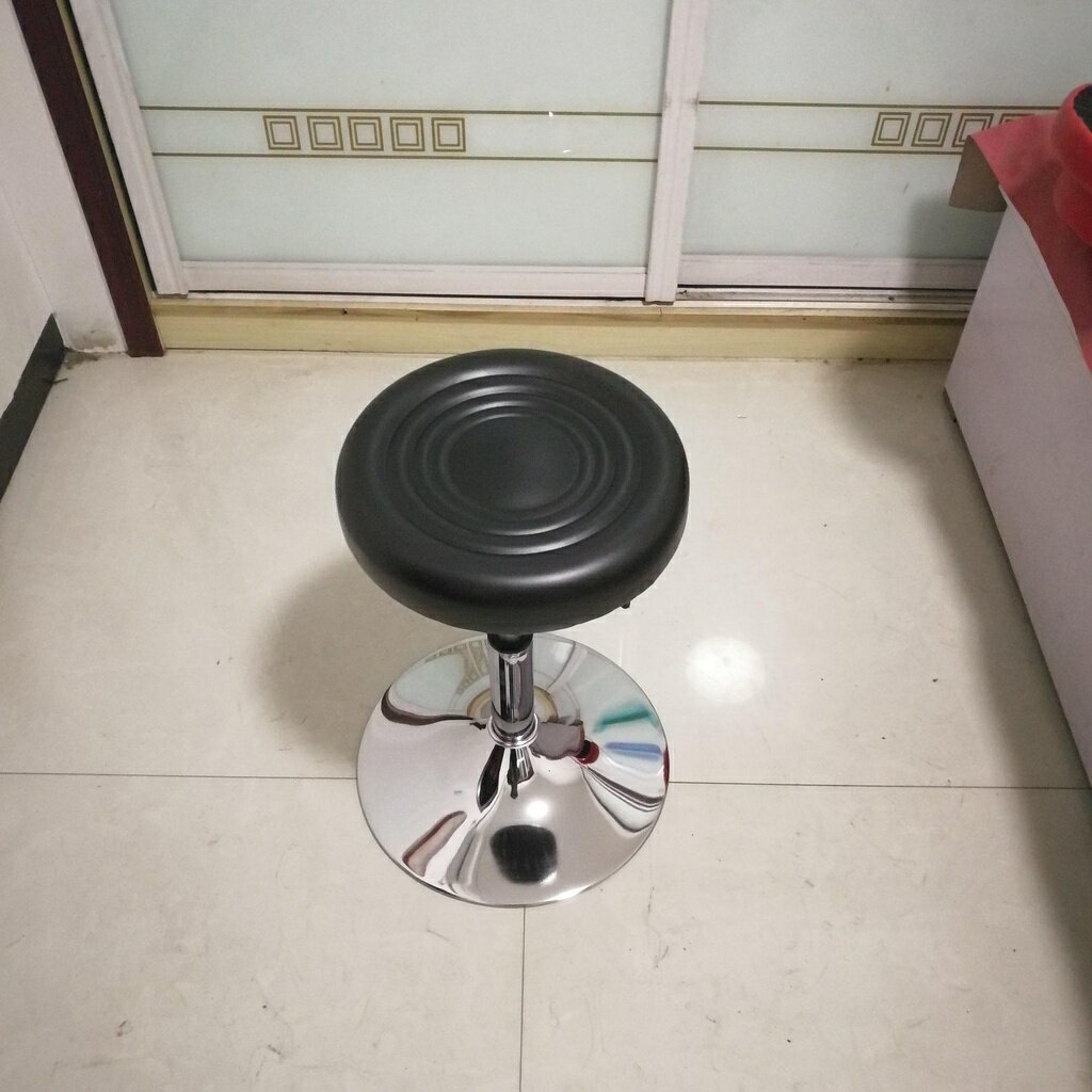 免運 家具 批髮美容凳酒吧凳理髮椅滑輪凳工作凳旋轉陞降凳小圓凳 可開發票 3
