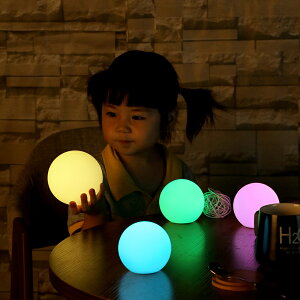 LED發光圓球燈七彩拍拍燈創意抖音小夜燈網紅房間裝飾臥室玩具燈