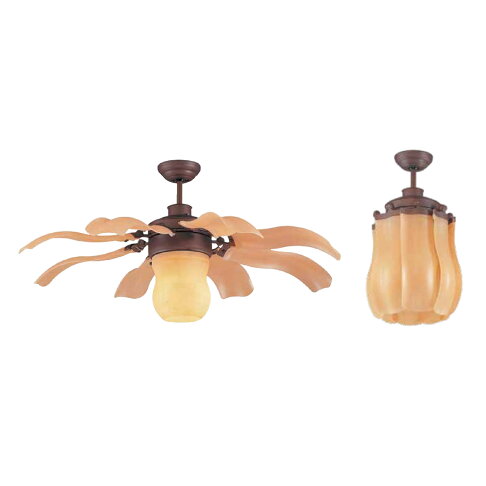 楓光 46吋翩翩DC吊扇 琥珀色 LED燈吊扇 DC吊扇 省電吊扇 變頻吊扇 吊扇 風扇 (A Light) 0