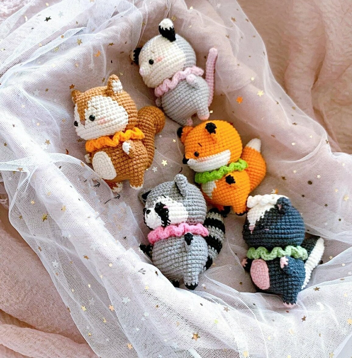 非成品手工DIY毛線鉤針編織十二生肖同系列小動物玩偶掛件材料包打發時間 居家小物