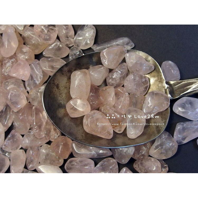 粉晶碎石/粉晶 /水晶飾品/ [晶晶工坊-love2hm]