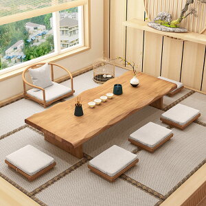 茶桌 榻榻上的小茶桌日式茶幾茶桌椅復古禪意矮式小戶炕桌組合