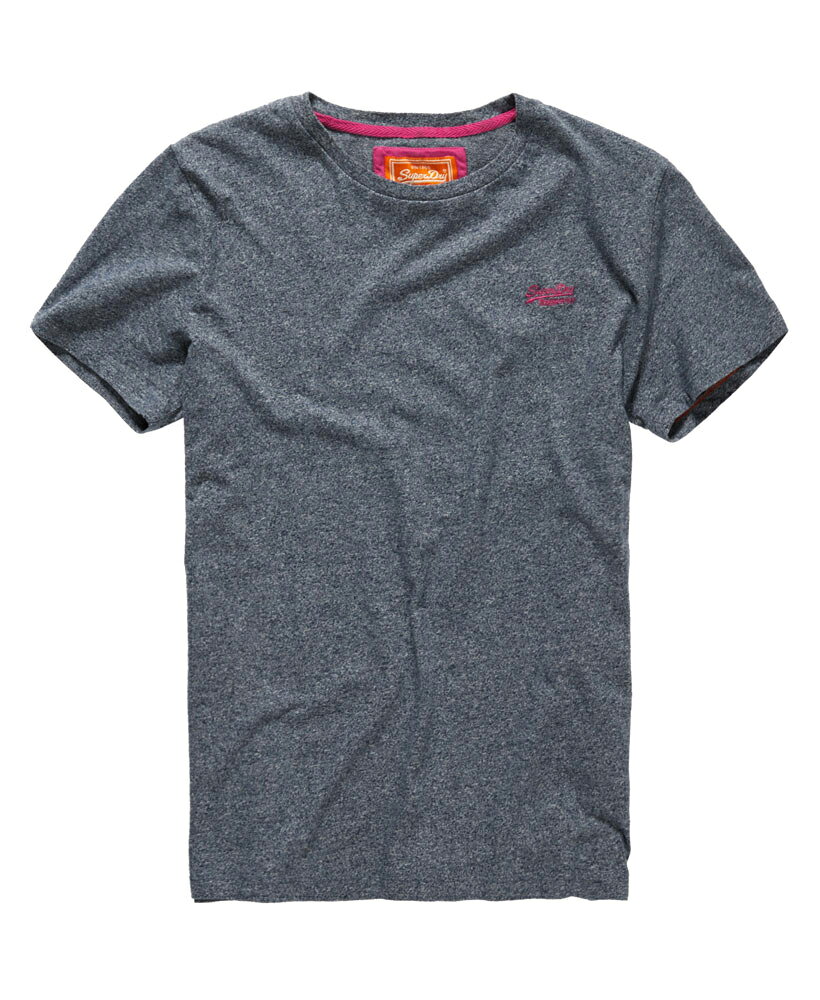 美國百分百【Superdry】極度乾燥 T恤 上衣 T-shirt 短袖 短T 經典 灰色 logo 素面 S M號 F235