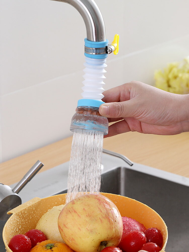 水龍頭防濺頭嘴廚房可伸縮旋轉花灑洗菜盆接自來水延伸節約水神器