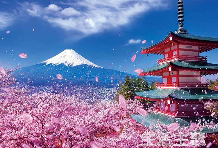 拼圖玩具 日本進口成人拼圖富士山櫻花300片1000片風景減壓玩具 果果輕時尚 全館免運