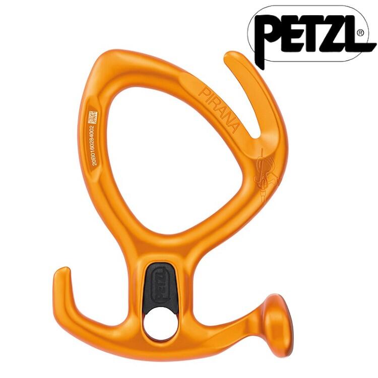 Petzl PIRANA DESCENDER 可調式下降器/變形確保環/制動器 D005AA00 橘
