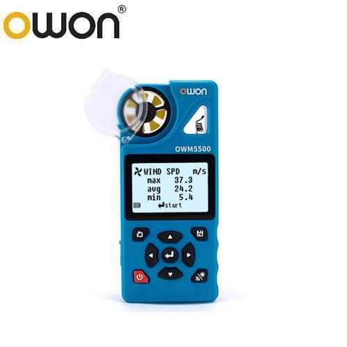 【現折$50 最高回饋3000點】  OWON 智慧型高精度風速儀 OWM5500