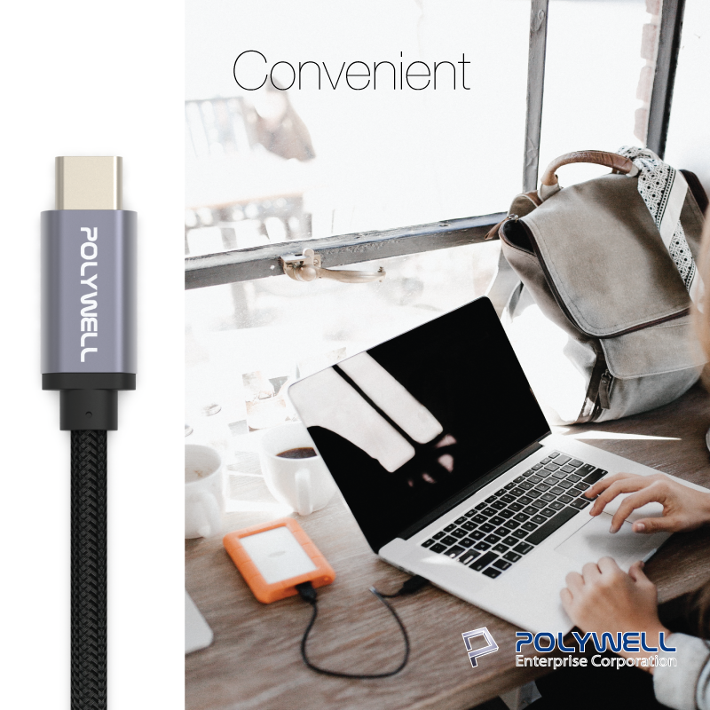 POLYWELL USB3.1 Type-C 3A 1米~3米 高速 傳輸 充電線 5Gbps 60W 快充線 C to C 7