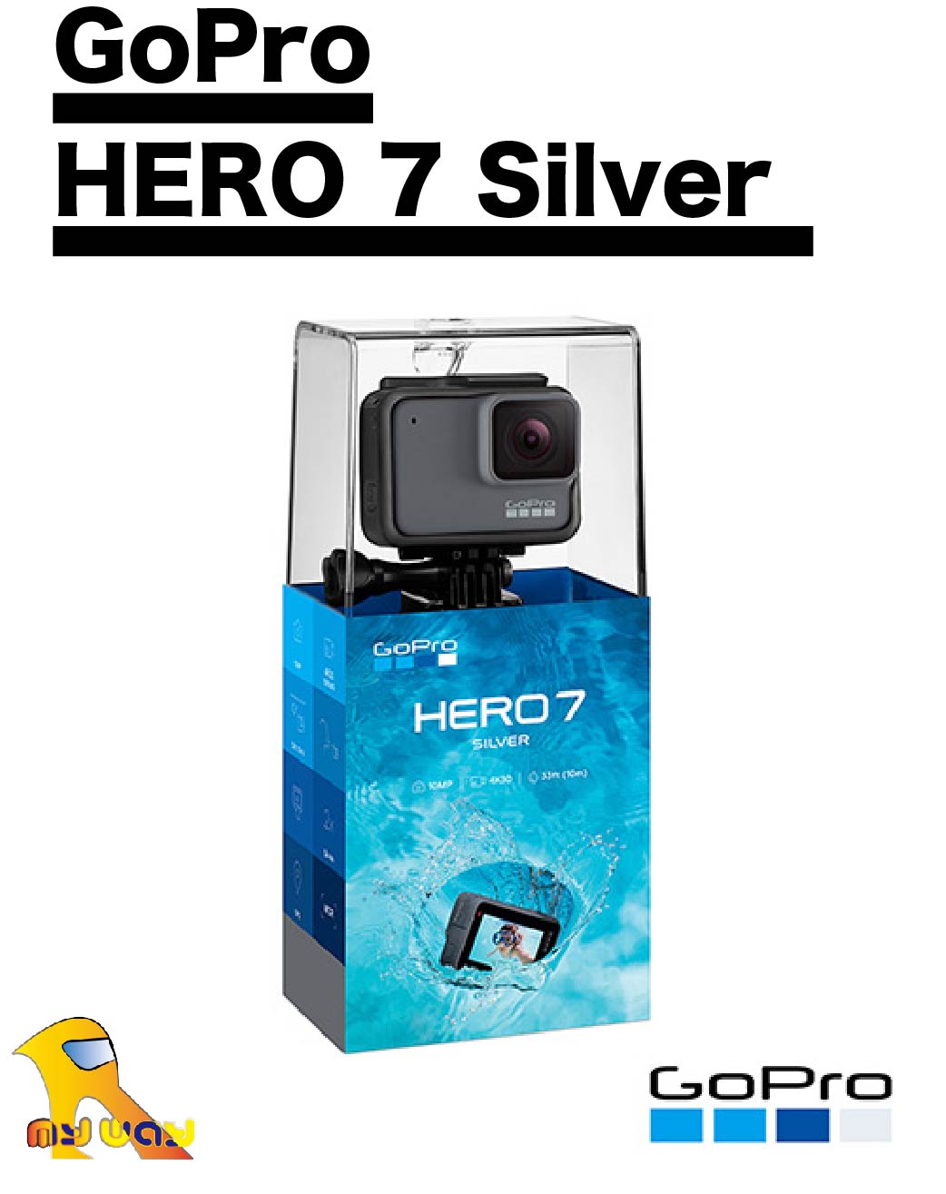 任我行騎士部品 Gopro Hero7 Silver 送shorty自拍桿運動攝影機超強穩定裸機防水語音控制 台灣樂天市場 Line購物