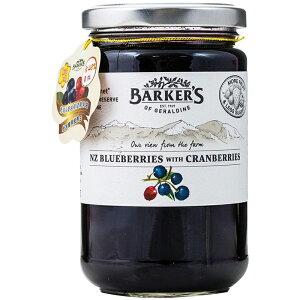 【BARKER'S 巴可斯】藍莓&蔓越莓果醬(350g/瓶)