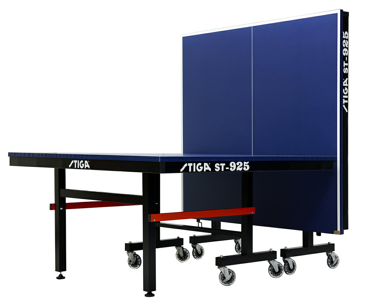 瑞典第一品牌 STIGA ST-925 比賽級原裝進口桌球桌/ 桌球檯/桌球台乒乓球桌 25mm /ST925附網架、桌拍及桌球(部分縣市須加運費,運費為貨到付款) 1