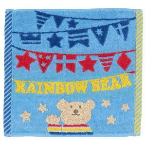 日本製～彩虹熊 國旗款 小毛巾 20X20（不挑色隨機出貨）(預購品-下單請先詢問到貨日)