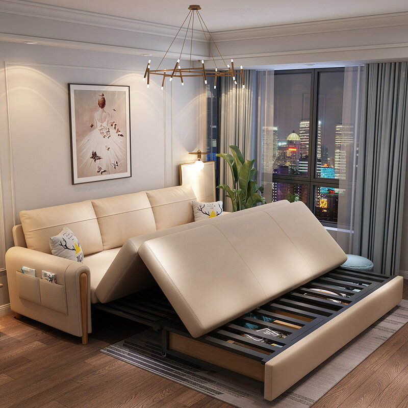 沙發床可折疊兩用多功能收納可伸縮陽臺單人雙人客廳小戶型網紅款