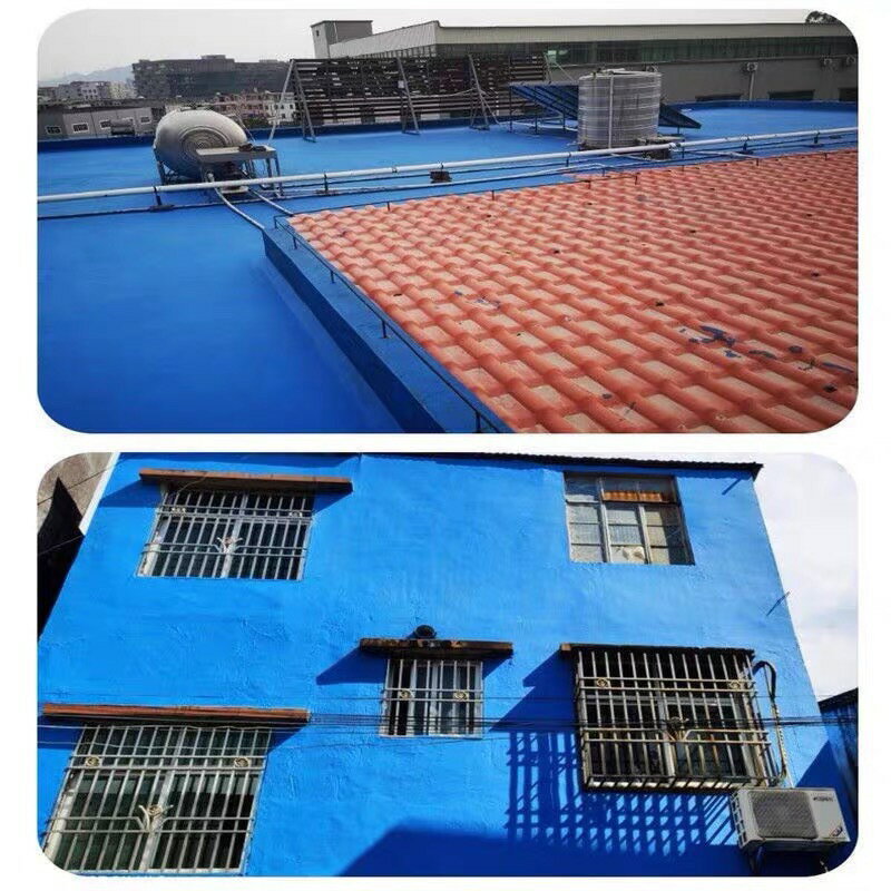 防水膠 屋頂防水涂料補漏材料水聚氨酯房屋頂外墻專用瀝青堵漏防水膠水