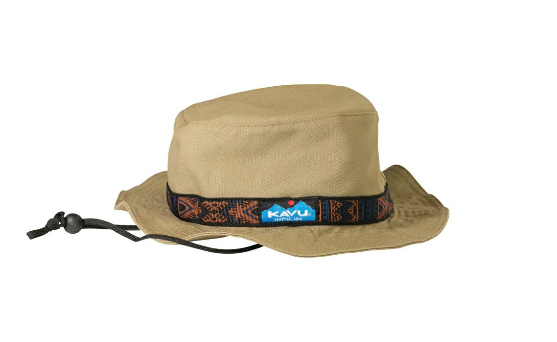 【【蘋果戶外】】KAVU 11691026 卡其 民族編織帶漁夫帽 Organic Strap Bucket 防曬帽 防曬帽
