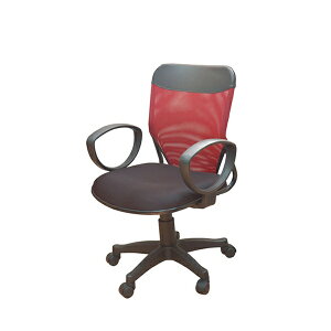 【YUDA】JS188C-CRTG 紅網布椅氣壓傾仰 辦公椅/電腦椅