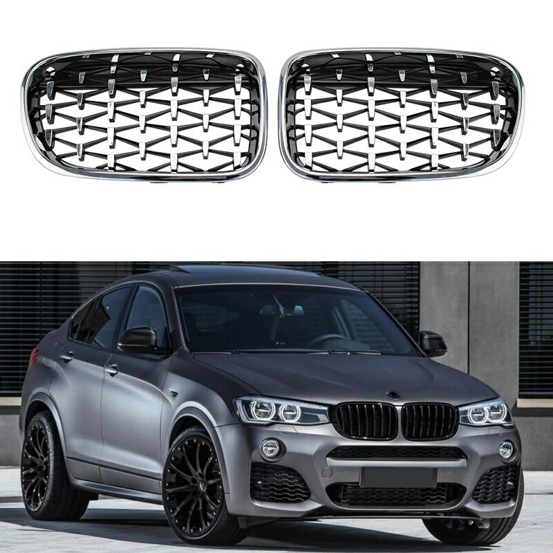 BMW 寶馬 X3 F25 2011-2013 汽車配件的汽車前腎格柵格柵替換流星賽車格柵造型