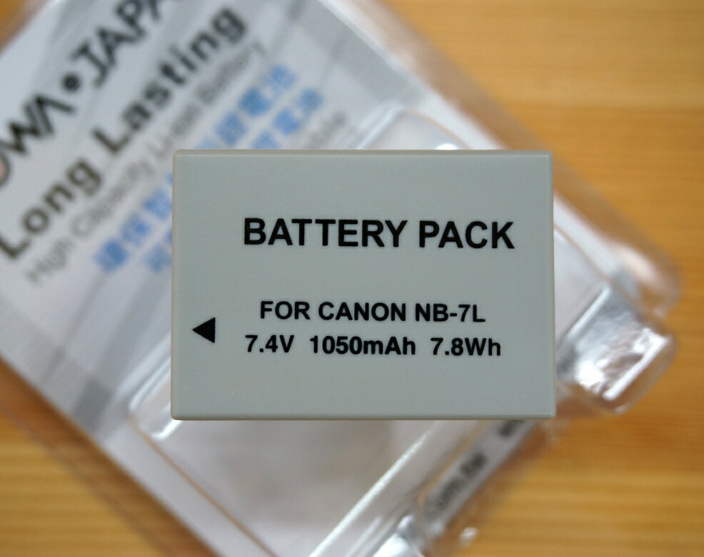 ROWA 樂華 CANON NB7L NB-7L 鋰電池 充電電池 一年保固 公司貨【中壢NOVA-水世界】【APP下單4%點數回饋】