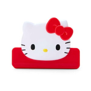 【震撼精品百貨】Hello Kitty 凱蒂貓~日本SANRIO三麗鷗 KITTY塑膠造型一字夾(紅大臉款)*39655