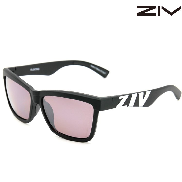 ZIV FLOATING 太陽眼鏡/運動眼鏡 霧黑+偏光高對比電淺水銀 戶外款-99 F103023 BSMI D63966